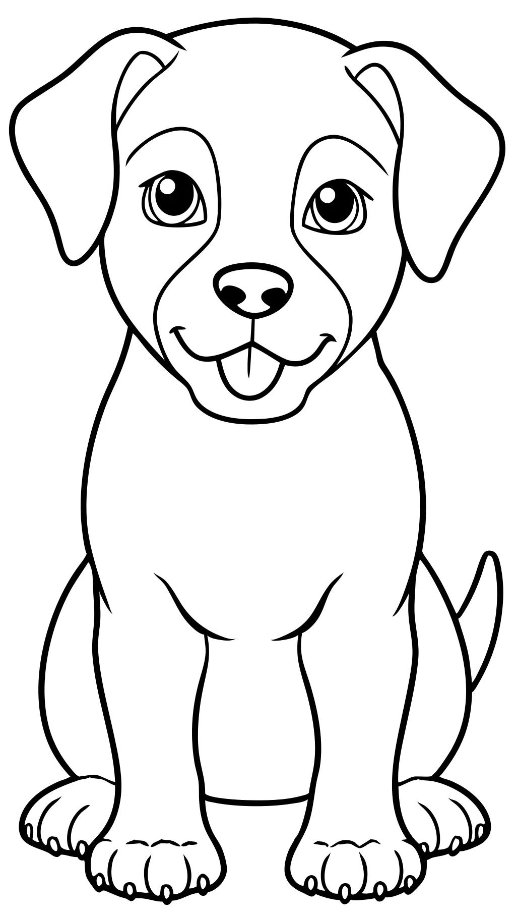 real puppy coloring pages